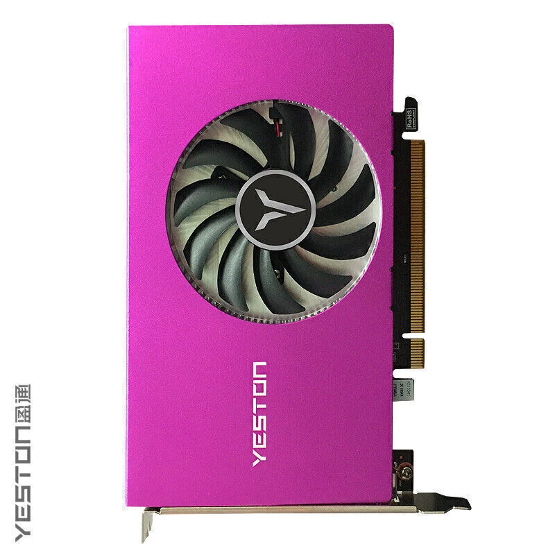 YESTON Radeon RX 550 Graphic Card 4HDMI GDDR5 2G 128bit Support Split Screen - Image 2 of 4