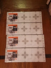 Smart Tiles Kitchen Kit Vittoria Glossy Peel & Stick Backsplash Lot of 16 SM7003