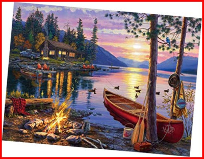 buffalo games darrell bush canoe lake 1000 piece jigsaw puzzle