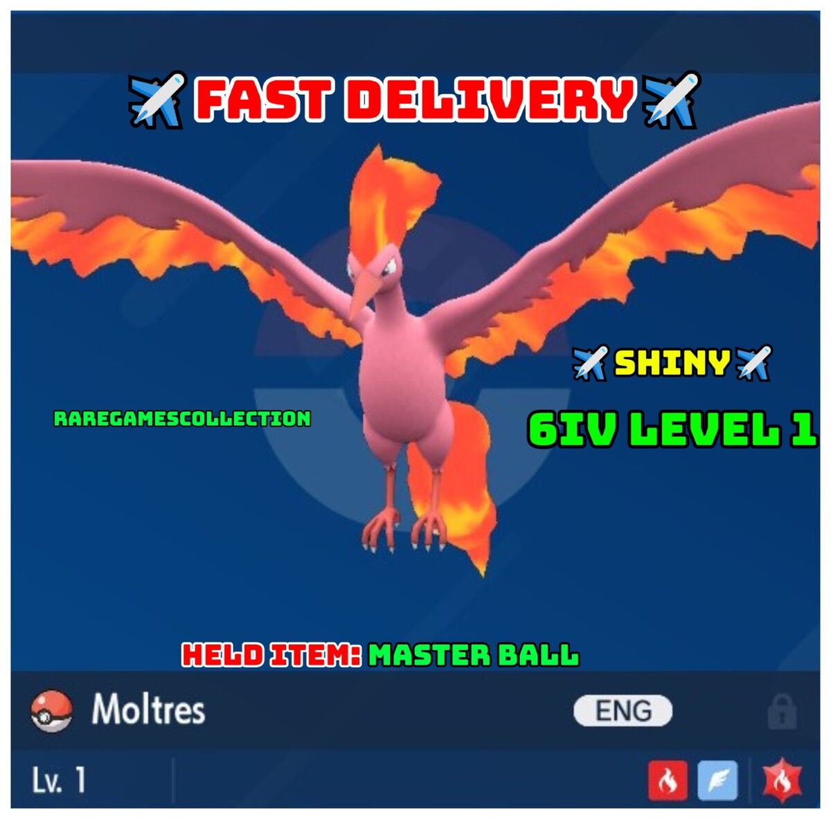 Pokemon Shiny Moltres 4