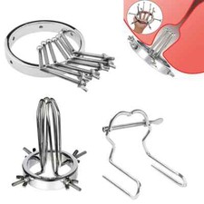 Huge Plug Extreme Spreader Dilator Vaginal Speculum Chastity Device Adjustable