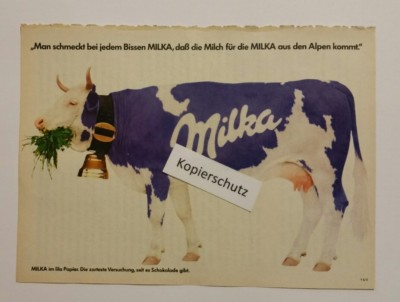 Advertisement A5: Milka in Purple Paper 10/1979 (20041749)
