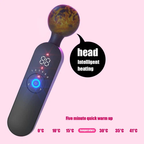 Leistungsstarker Massagestab Vibrator Handheizung Massagegerät für Frauen Wiederaufladbar - Bild 5 von 14
