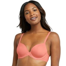 Maidenform Fabulous One Fit Underwire T-Shirt Bra DM7543 Coral Sz.36D