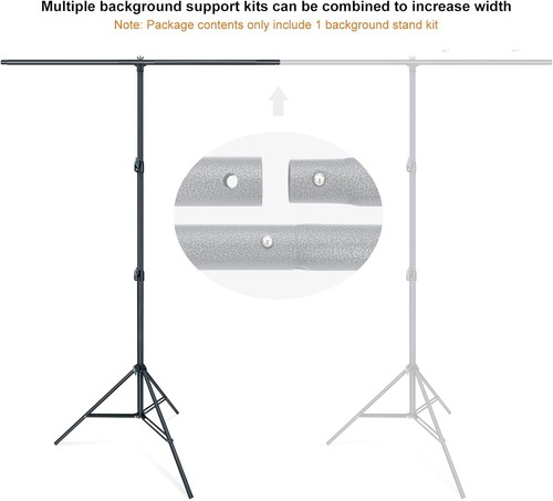 Linco Studio Lighting Light Video Photo Softbox Photography Kit Backdrop Muslin - Picture 15 of 19