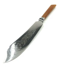 VINTAGE RICHARDSON BUTTERSCOTCH BAKELITE HANDLE SHEFFIELD MASTER BUTTER KNIFE