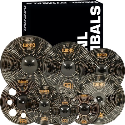 Meinl Classics Custom Dark Expanded 8 pieces Cymbals Set - New!