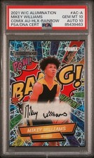 2022 Wild Card Alumination Comix Auto Mikey Williams 2/3 PSA Gem  10 Auto 10