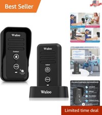 Waterproof Wireless Intercom Doorbell - 1/2 Mile Range, Rechargeable Battery