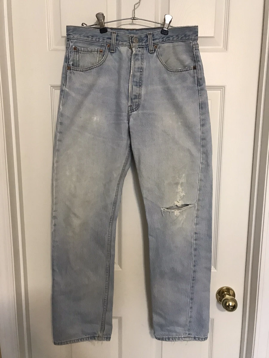 Vintage Levis 501 Womens High Waisted Button Fly Jeans