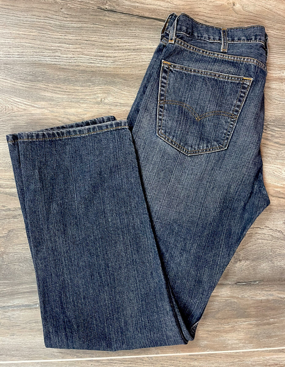 LEVI's MENS 505 DISTRESSED MADE IN LESOTHO BLUE JEAN W38L34 LEVI's MENS 505 DISTRESSED MADE IN LESOTHO BLUE JEAN W38L34