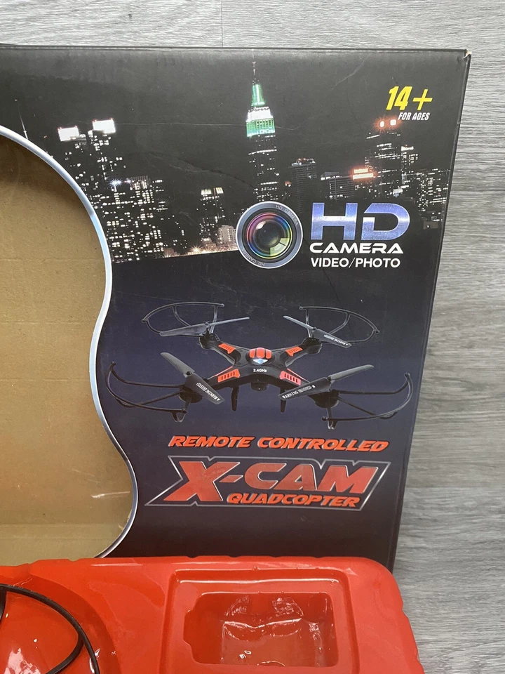 X-Cam Quadcopter Remote Controlled With Built In HD Camera - Boxed - Image 4 of 4