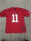 San Francisco 49ers Alex Smith #11 Red Football Jersey Reebok Youth  XL
