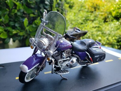 1/18 Diecast 2003 Harley Davidson Road King By Ertl In Purple | eBay