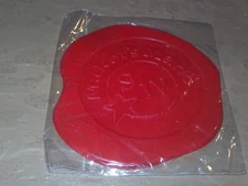 NEW IN PACKAGE MAKER'S MARK SIGNATURE BOURBON RED RUBBER COASTER VENDOR PROMO