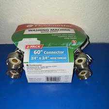Fluidmaster 60" Washing Machine Water Supply Hoses 9WM60P2