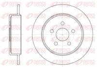 2X Remsa 6901.00 Bremsscheibe FüR Chrysler Dodge