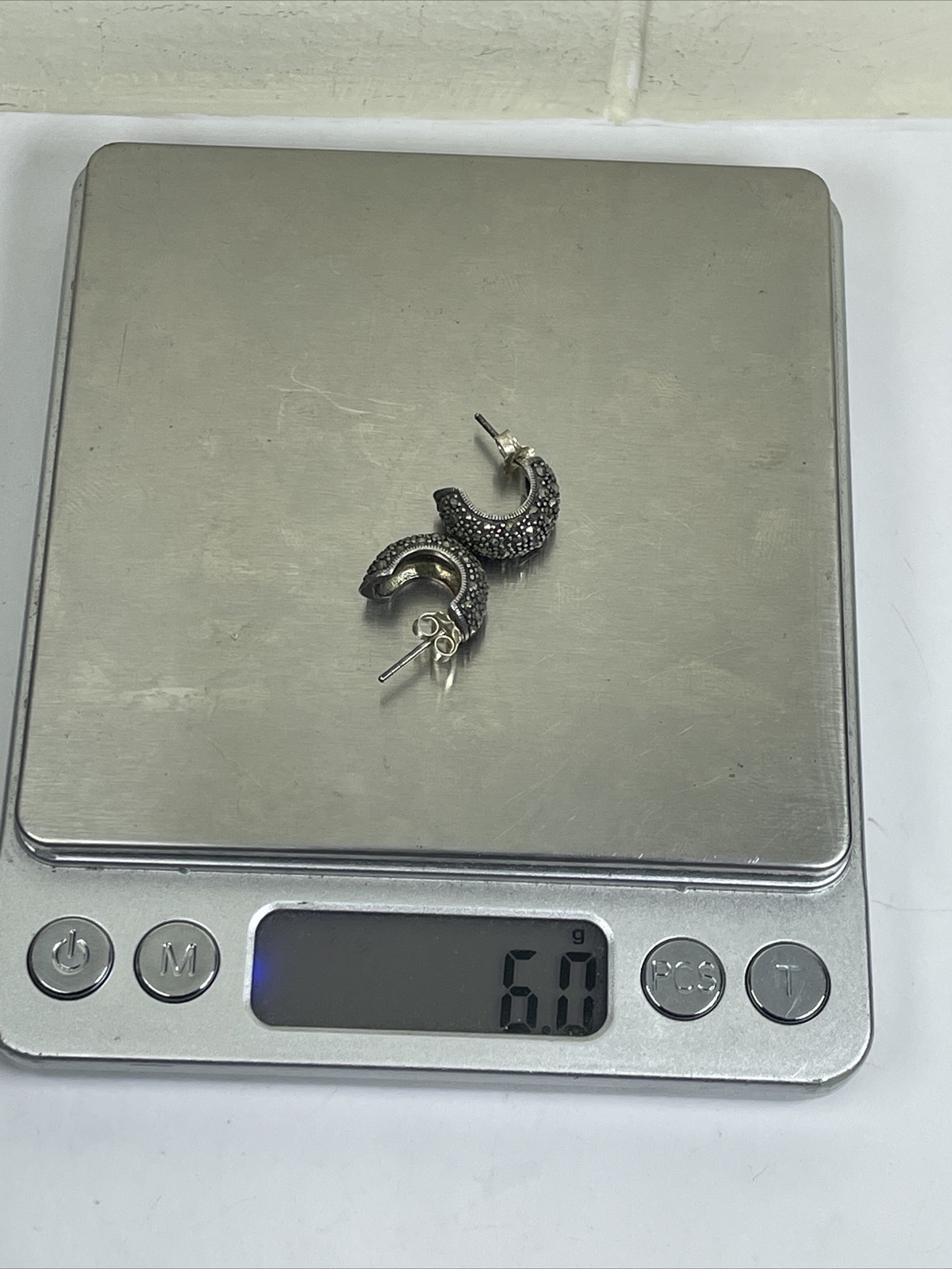 Signed 925 Vintage Solid Elbow Shape Sterling Sil… - image 7