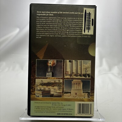 The Seven Wonders of the Ancient World (VHS, 1990) 33937022265| eBay