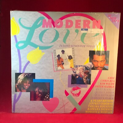 VARIOUS Modern Love 1985 UK double compilation vinyl LP Chic Kim Wilde Toto