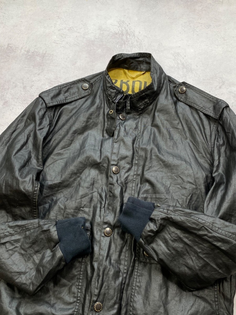 00’s Barbour wax flyer jacket Barbour International Flyer Jacket - Waxed Cotton (For Men