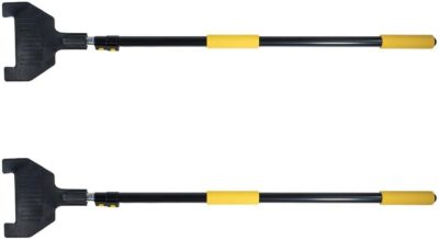 2 Pack 8ft V Shaped Board Corner Protector Extension Handle Edge Protector Pole