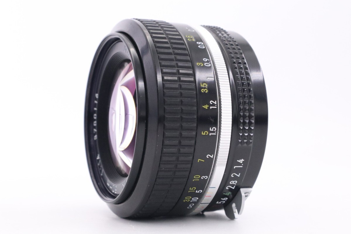 【美品】NIKON 非AI NIKKOR 50mm f1.4 MF レンズ Nikon NIKKOR 50mm F/1.4 Non-Ai MF Lens from Japan (f03777