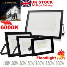 10-500W LED Floodlight Spot Light Watt Security Flood Light Outdoor Garden Lamps