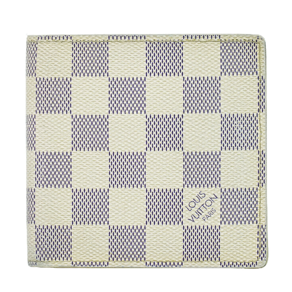 Louis Vuitton Portefeuille Marco N60018 Damier Azur Canvas Louis Vuitton Portefeuille Marco N60018 Damier Azur Canvas