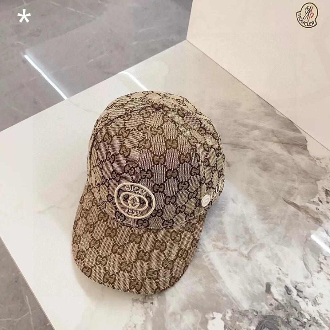 Casquette de baseball Gucci monogramme unisexe décontractée réglable neuve sport camionneur chapeau
