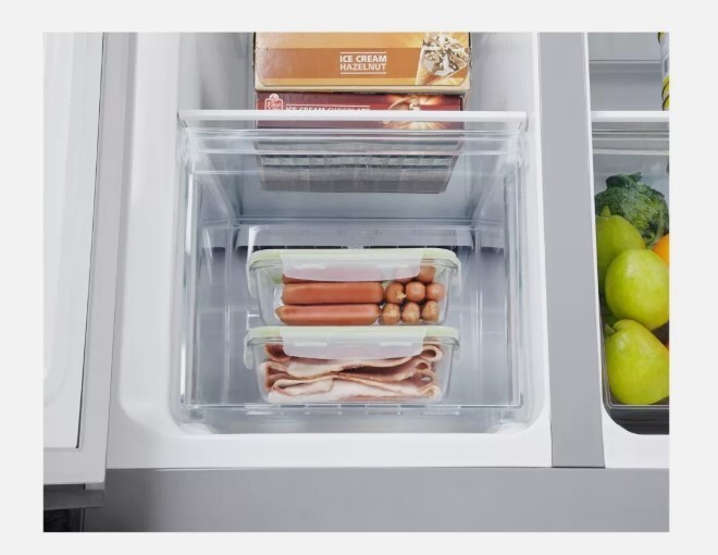 fridgemaster-ms83430ffs-american-style-fridge-freezer-ebay