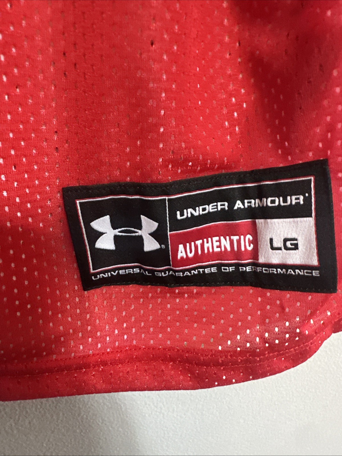 Under Armour Utah Basketball Triple Double Reversible Jersey Men's L UKJ190M Red thumbnail 2