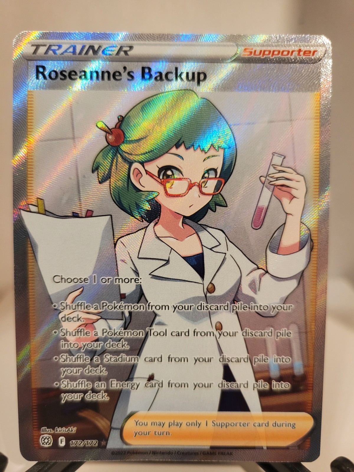 Roseanne's Backup 172/172 Swsh09: Brilliant Stars Full Art Holo Eng