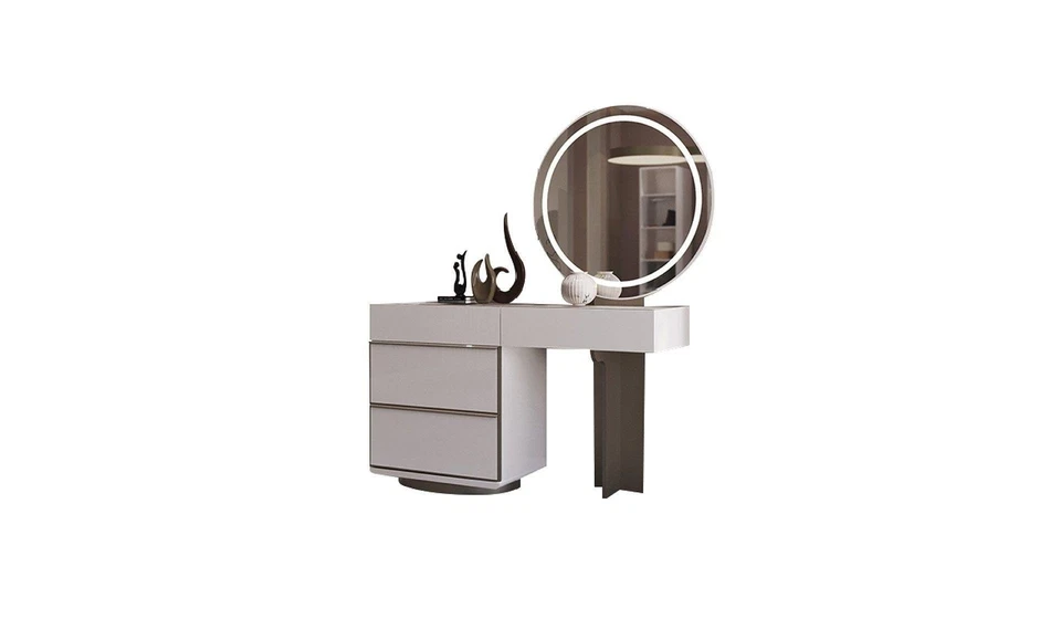 Schminktisch Set Konsole Spiegel Schlafzimmer Möbel Design Hocker Set - Bild 1 von 1
