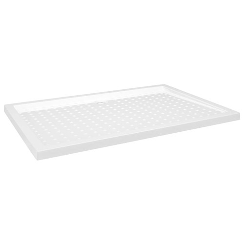 Shower Base Tray with Dots Skid Resistant Shower Receptor White ABS vidaXL - Picture 6 of 48