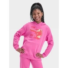 Zion Rootswear Kids Pink Bob Marley One Love One Heart Hoodie Sweatshirt M