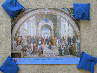 Raphael School of Athens Unframed Print Vatican Museum 1990s
