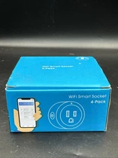 Smart Plug WiFi Smart Socket 4-Pack 