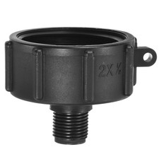 IBC Tote Adapter 2" Female x 1/2 BSP Male Thread 275-330 G Drain Plug Connector