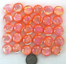 dichroic glass cabochon lot of 30 fused COE 90 cab hand made crafted