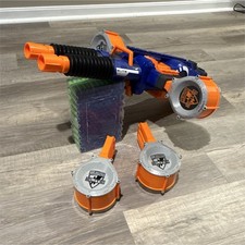 NERF N-Strike Elite Rhino-Fire Dart Blaster w/ 4 Drum Magazines & Darts - Works!