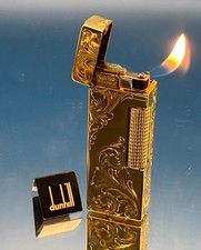 1964 Dunhill Gold Filled  one of a kind  Sculptured  Pipe and Cigar Rollagas