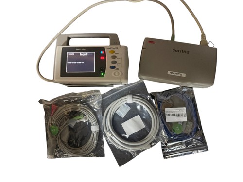Philips Intellivue X2 Patient Monitor with Docking Station and New Cables - Picture 2 of 7