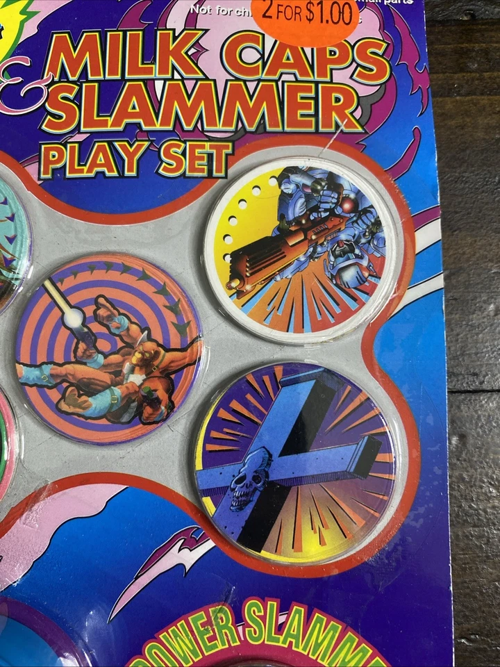 Vintage Sealed set of POGS - 10 caps 1 slammer Play Set - Milk Caps And Slammer - Image 4 of 4
