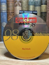 Apple Quicken Deluxe 98 Macintosh Mac Edition Software Install CD-ROM