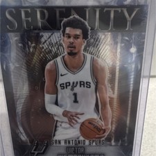 TOPPS 2025-26 CHROME SERENITY VICTOR WEMBANYAMA SY-1 SPURS BASKETBALL