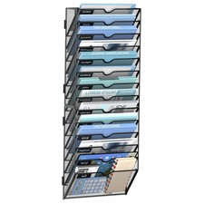 JMHUD 14 Tier Wall Hanging File Organizer, Pa...