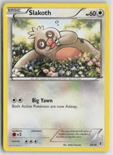 Slakoth (#26) 26/30 Common XY Trainer Kit: Bisharp & Wigglytuff Pokemon LP