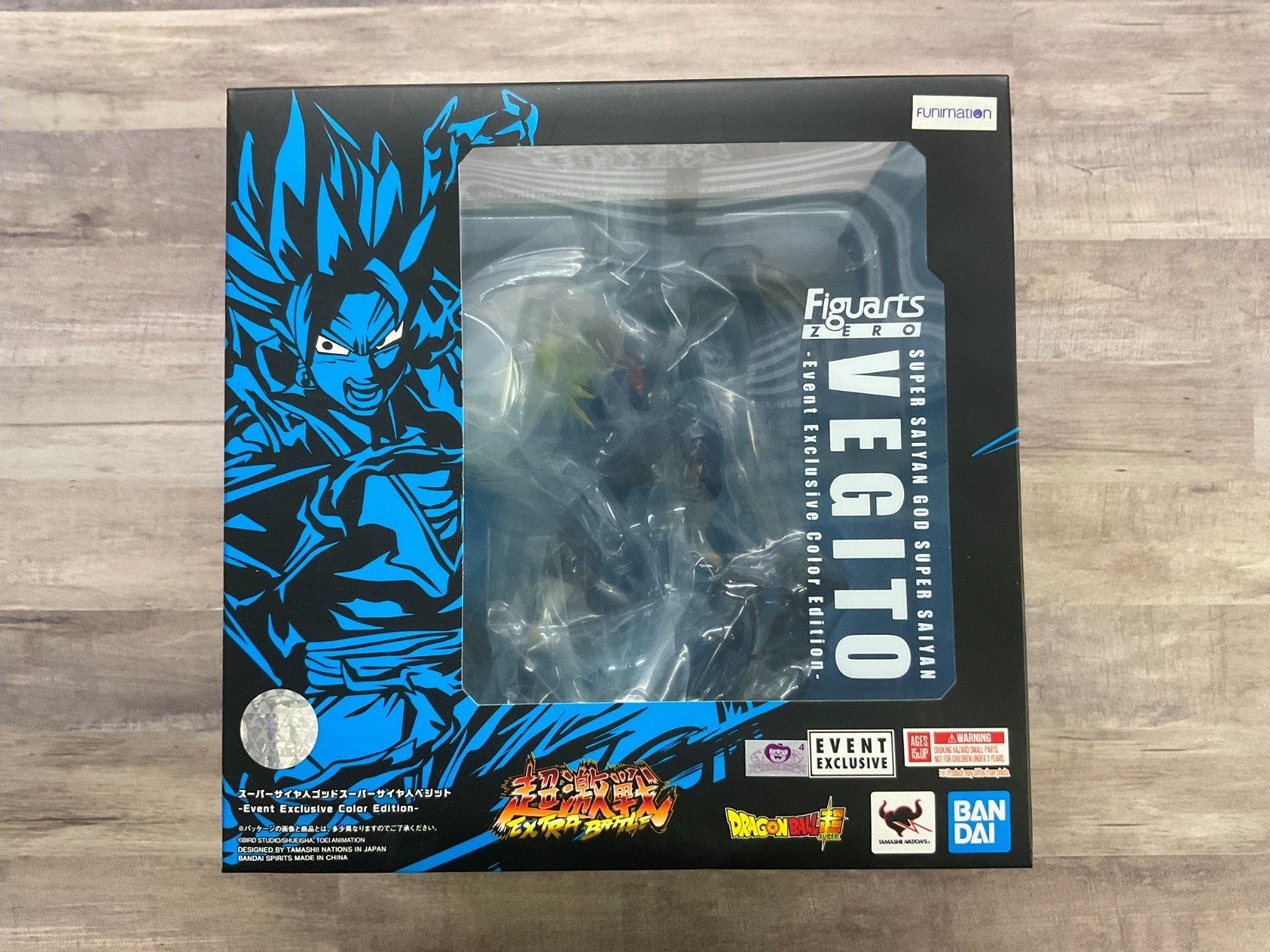 Bandai FiguartsZERO Dragon Ball SSGSS Vegito Event Exclusive NYCC *READ DESCRIP