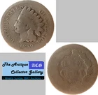 1859 US Nineteenth Century CuNi Indian Head Cent🪙1 Year Type🪙Inaugural Year🪙